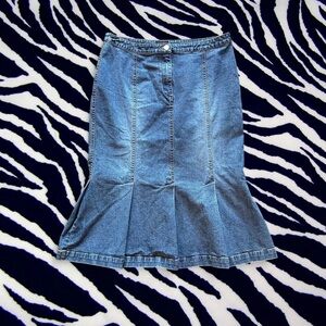 Denim Flared Women's Skirt